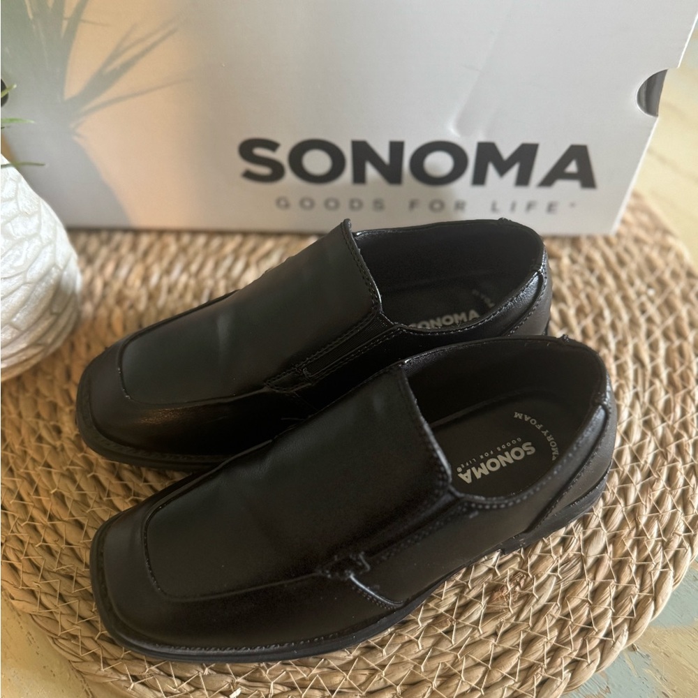 Sonoma Black Slip-On Loafers